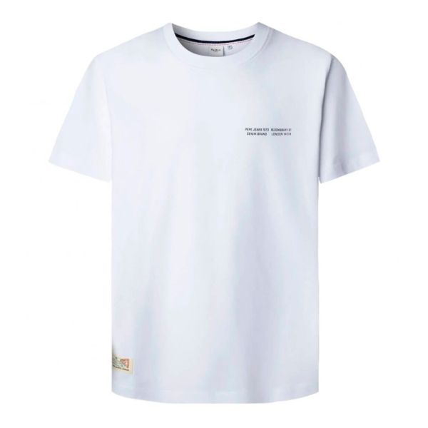 Pepe Jeans T-shirts Blanc - T-SHIRT SEAN - M - Ref 29 €